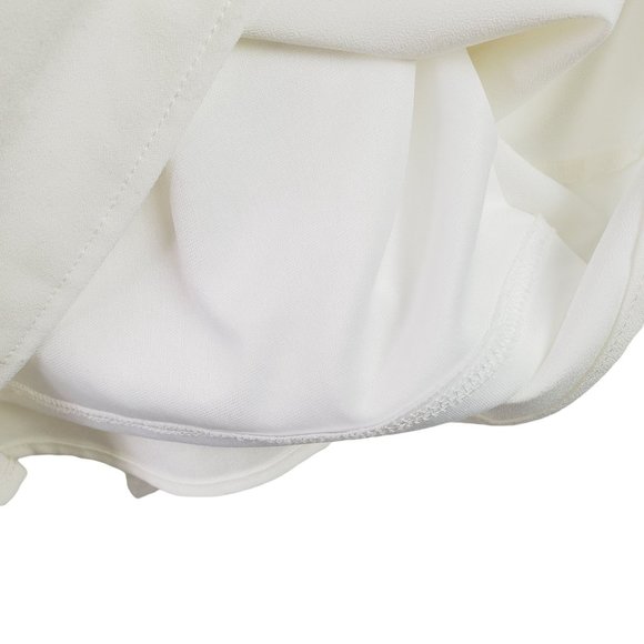 Lulu’s Last Love Song White Tie Waist Shift Dress w/ Bell Sleeves, Sz XS - Picture 9 of 11